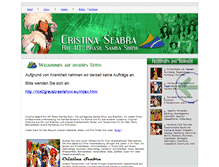 Tablet Screenshot of cristinaseabra.de